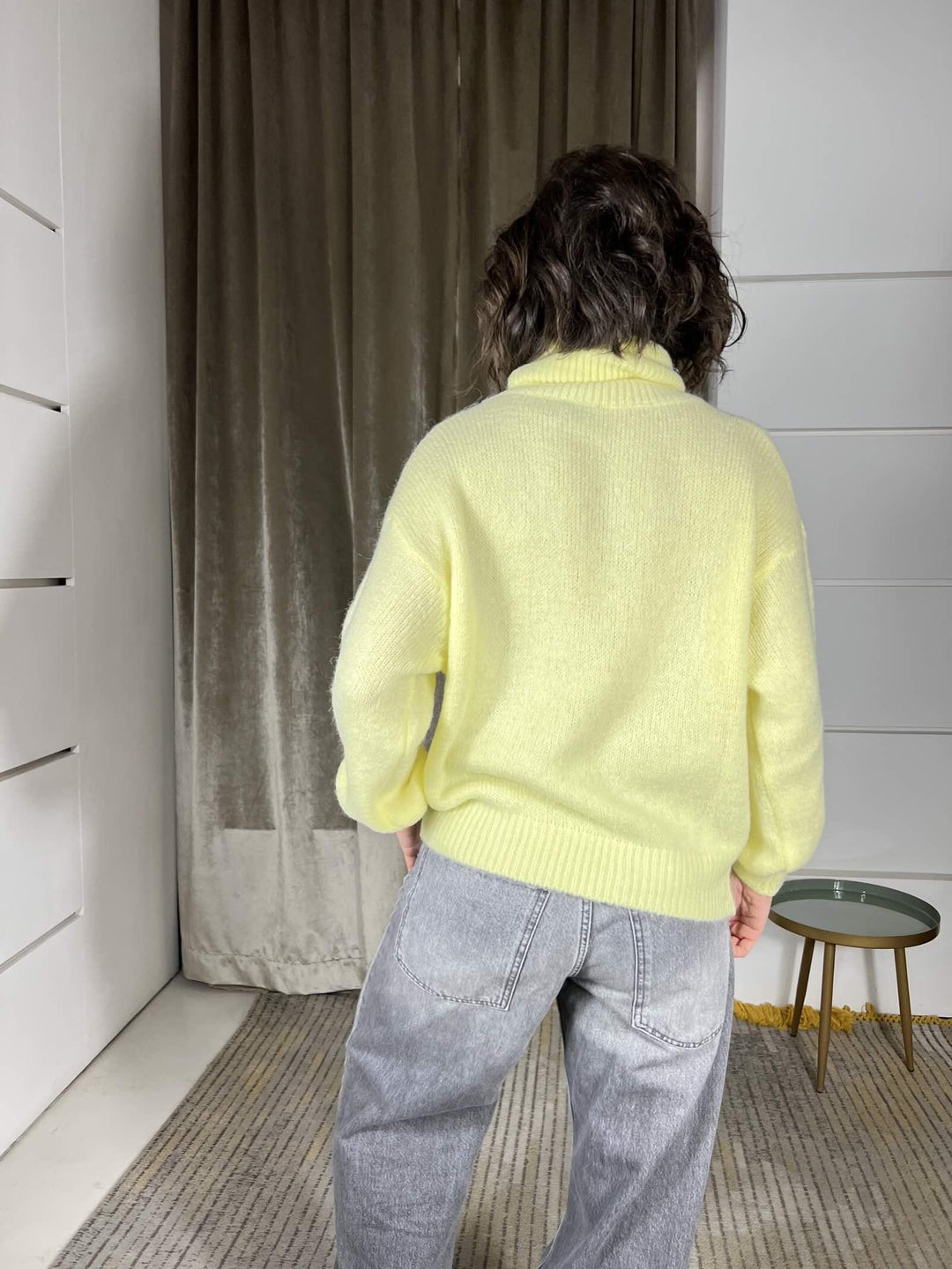 dolcevita in misto lana giallo 28014GIALLO SUSY MIX