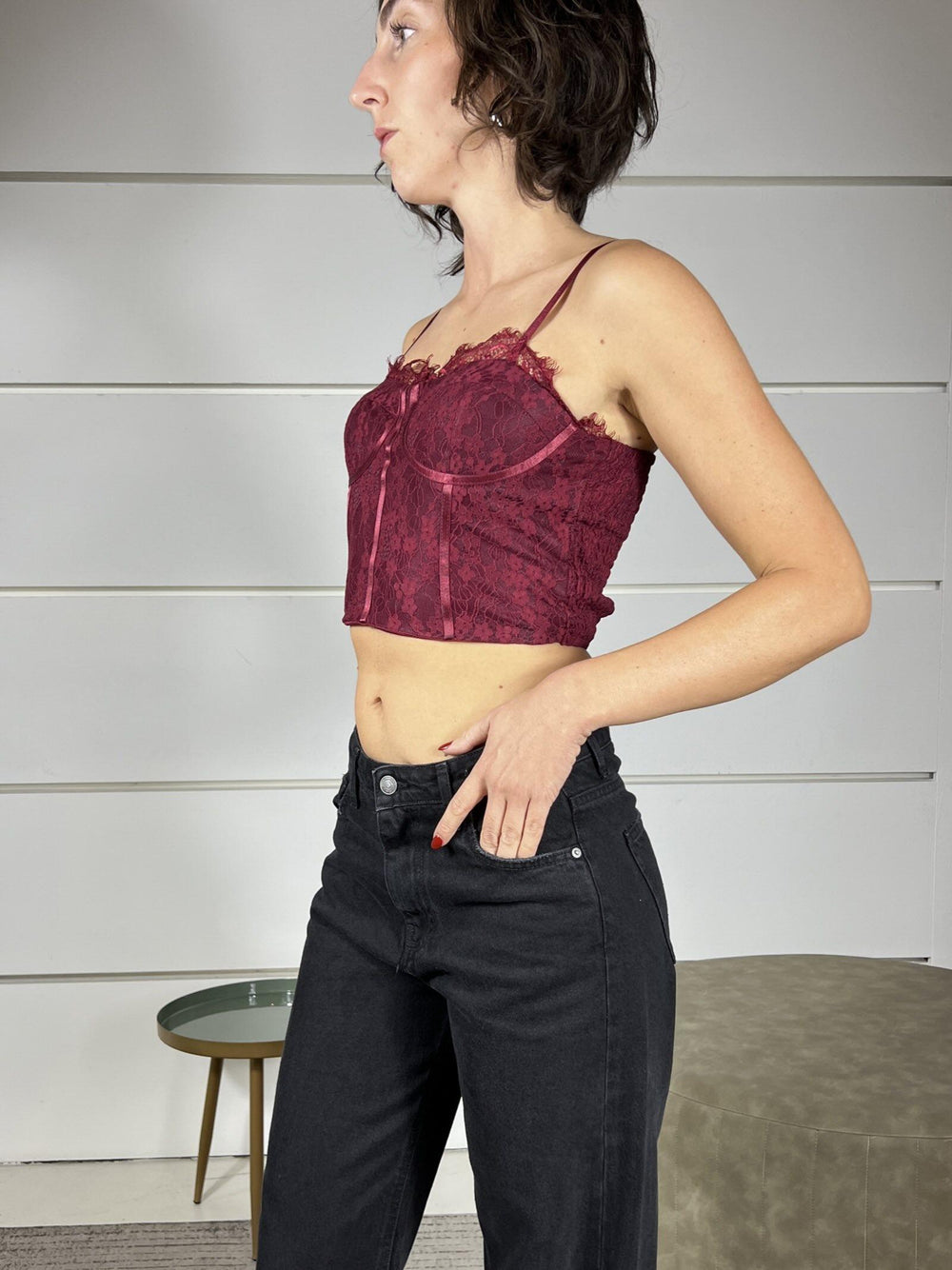 TOP A CORPETTO VINO IN PIZZO NM191VINO SUSY MIX