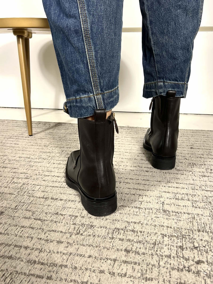 Tronchetto moro punta quadrata 2Y0034L048B856 PATRIZIA PEPE