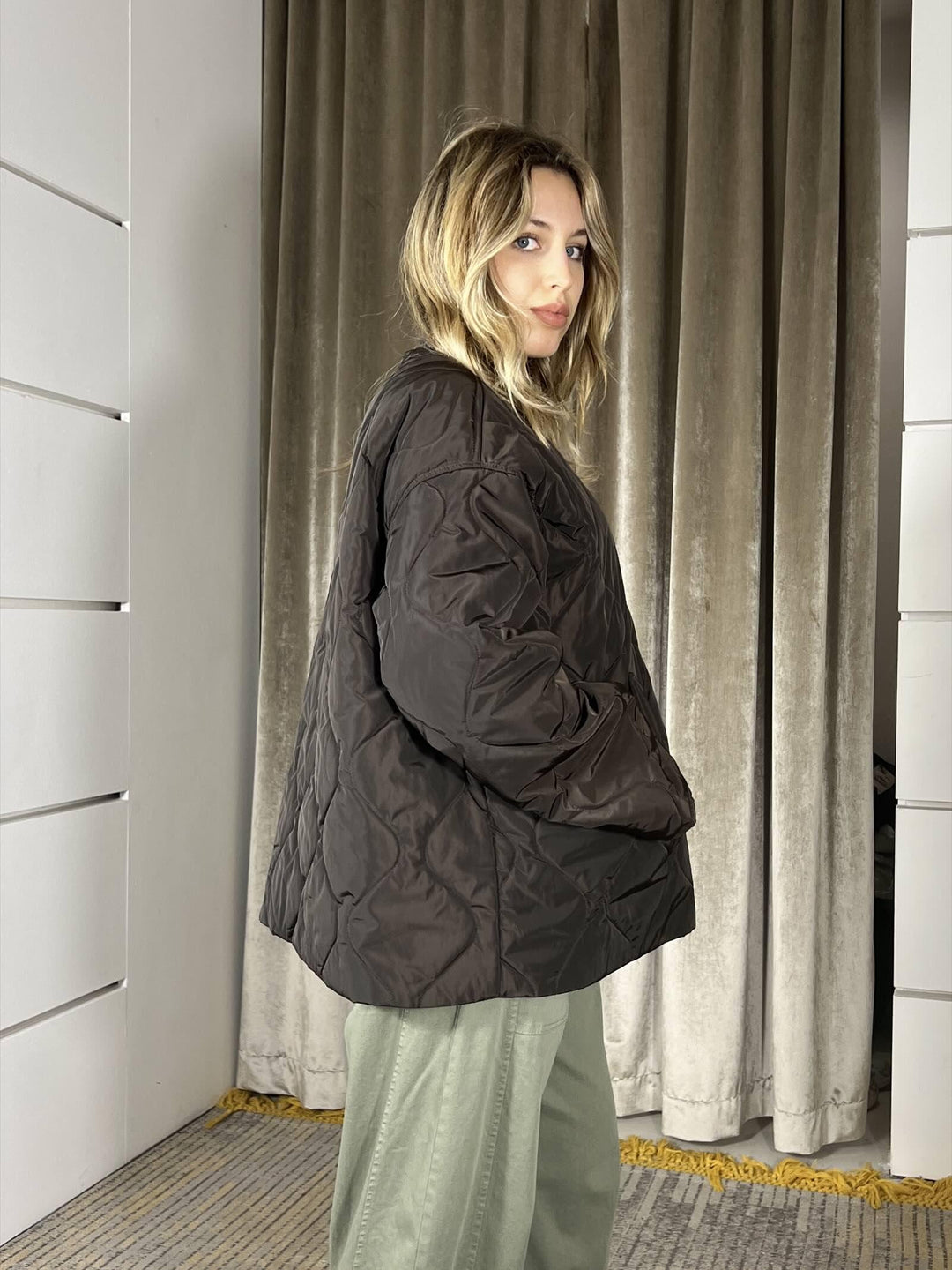 giubbotto trapuntato moro SMXGB0022MORO SUSY MIX