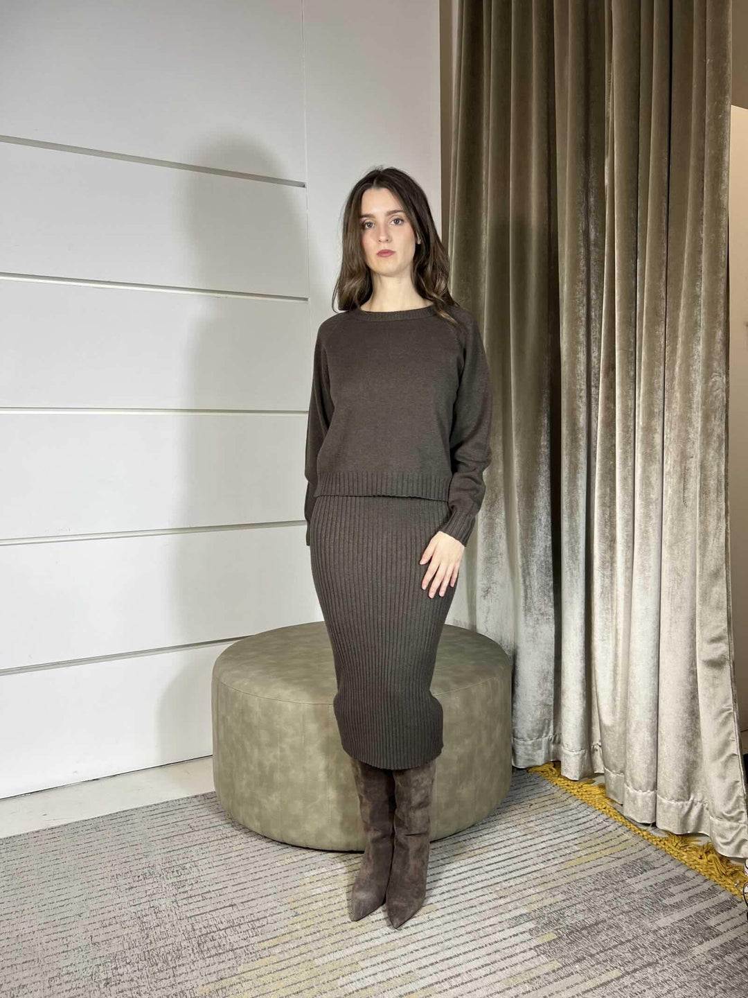 COMPLETO ABITO E MAGLIA A COSTINE MORO 1035910360MORO SUSY MIX