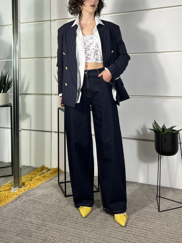 jeans bella denim scuro PLS-Q274DENIM BLU HAVE ONE