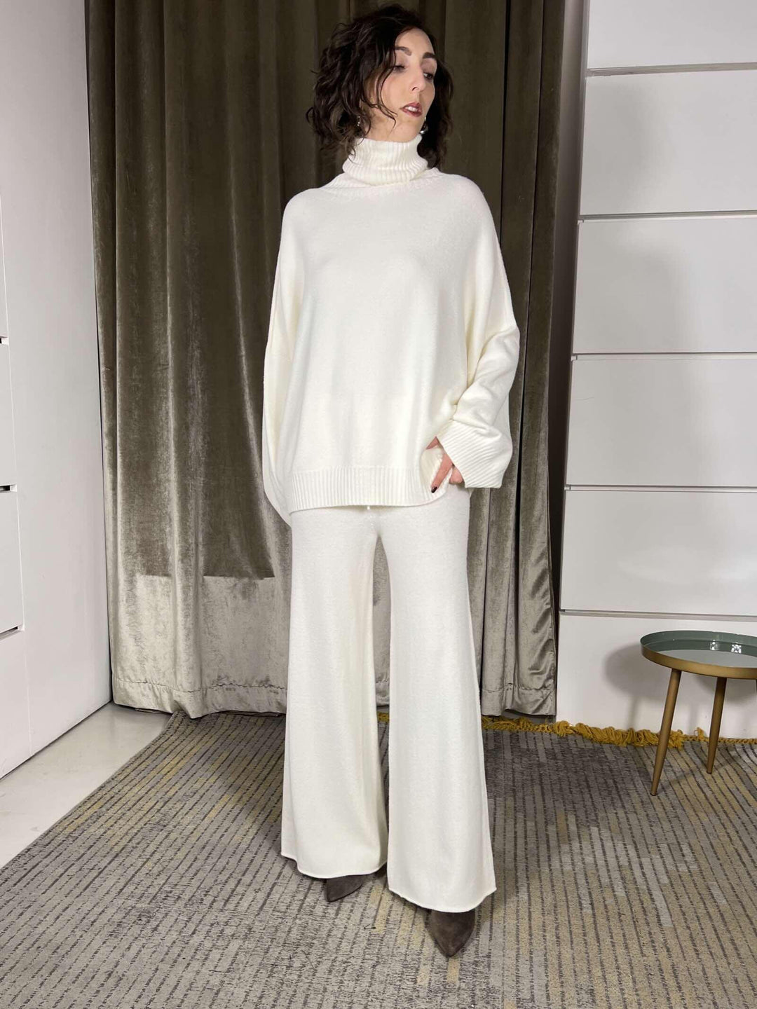 maglione collo alto con coste butterfly M30258913279 IMPERIAL