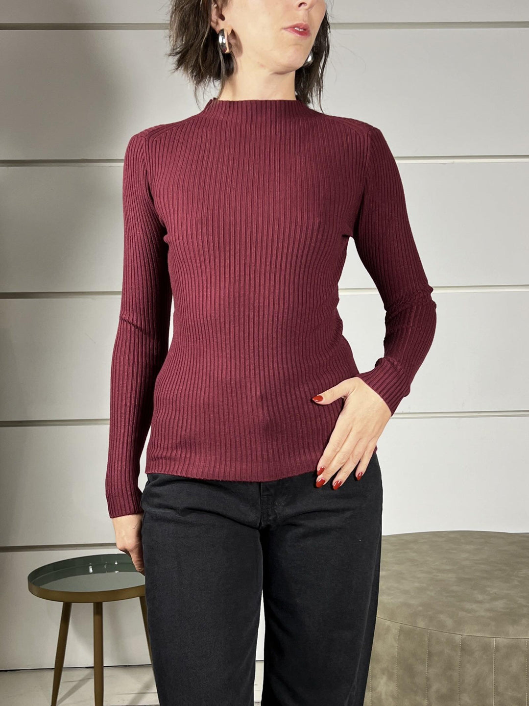 lupetto costine vino 250902VINO SUSY MIX