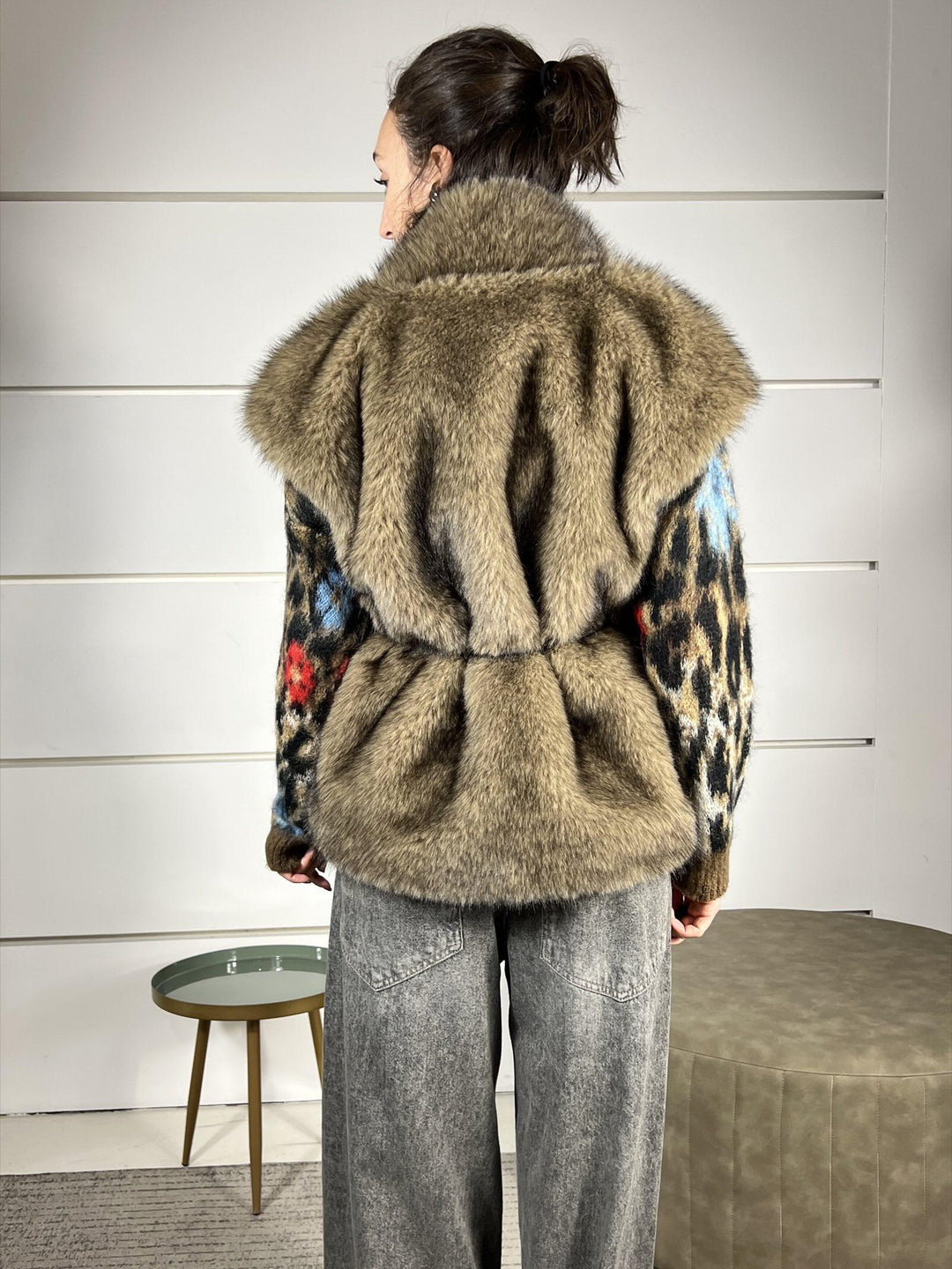 gilet ecopelliccia cammello 505017CAMMELLO SUSY MIX