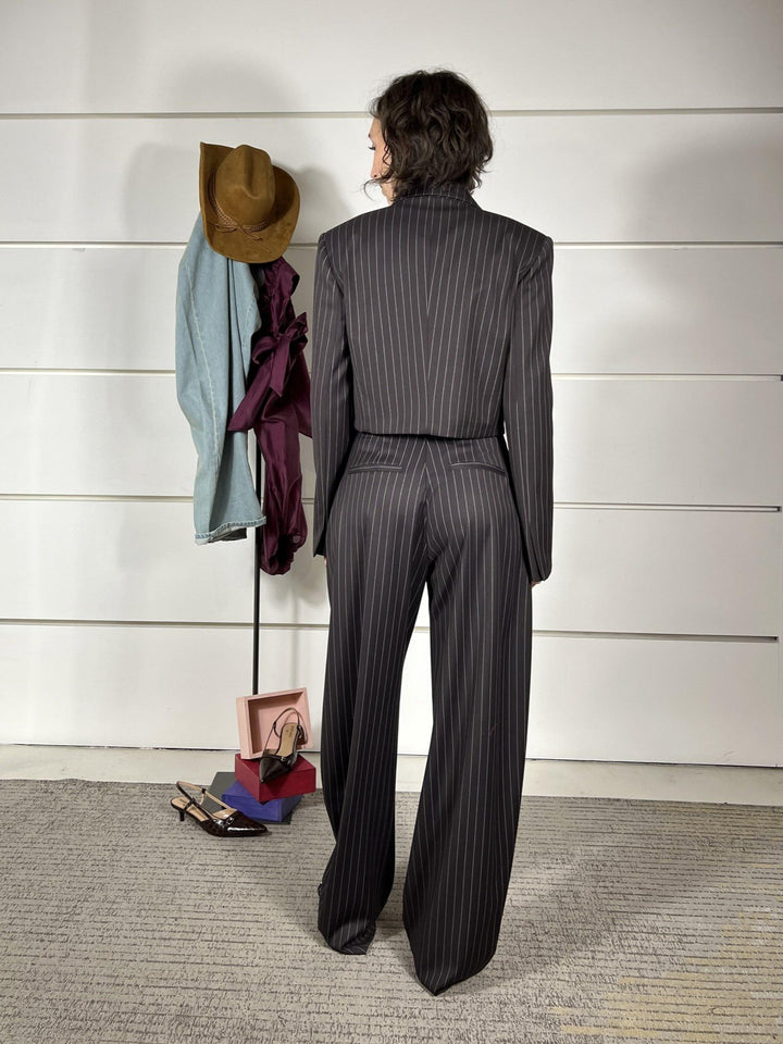 pantalone moro gessato barrel fit P6F2KHY1880 IMPERIAL