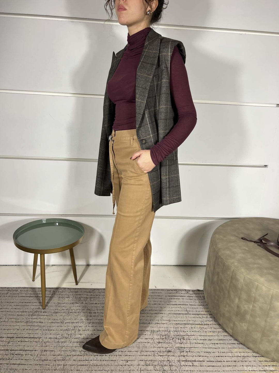 PANTALONE CON CINTURA P067CUMA652GUSCIO MANILA GRACE