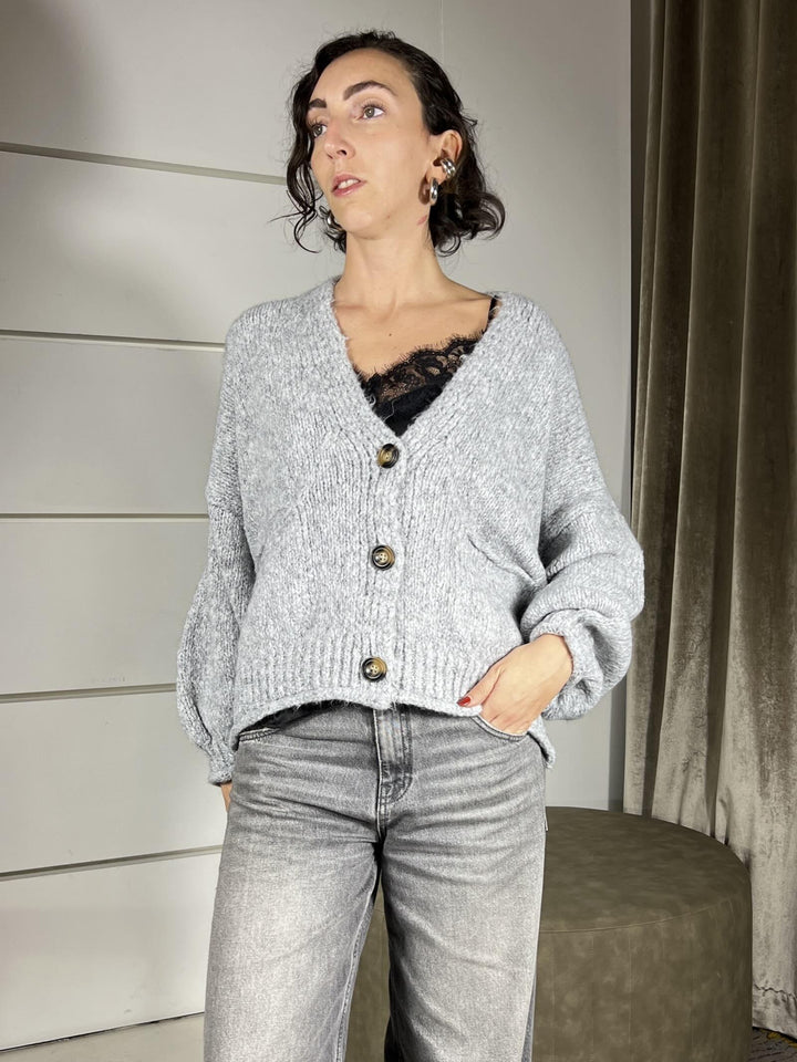 cardigan over 3 bottoni perla JIT-P020PERLA HAVE ONE