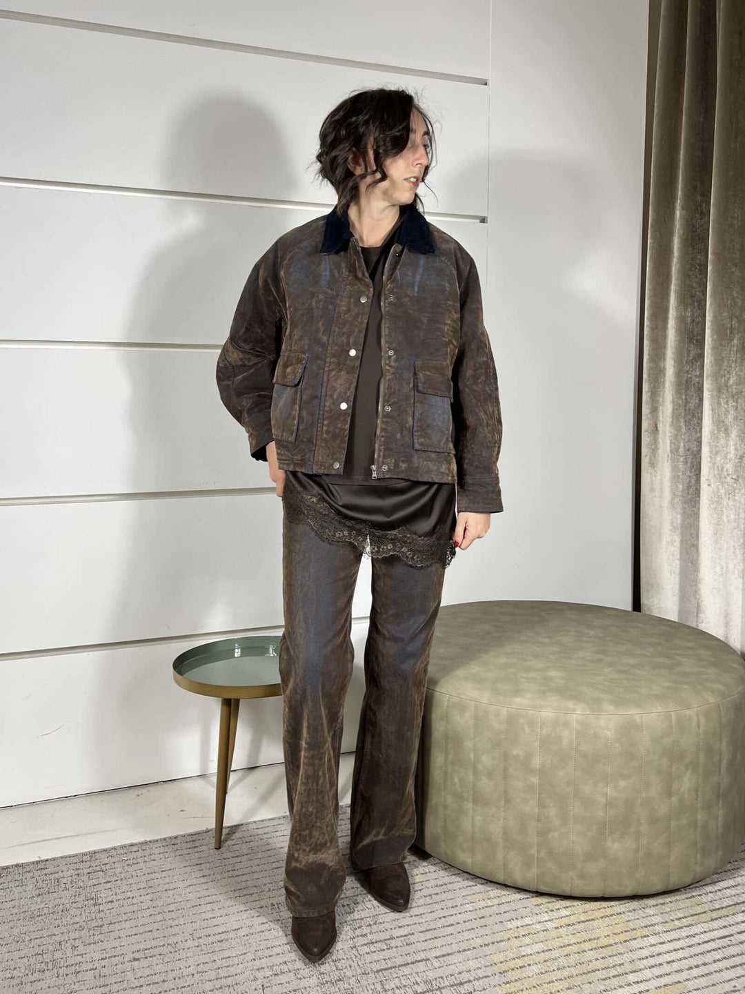 jeans alexeffetto velluto moro DF5069MORO VICOLO