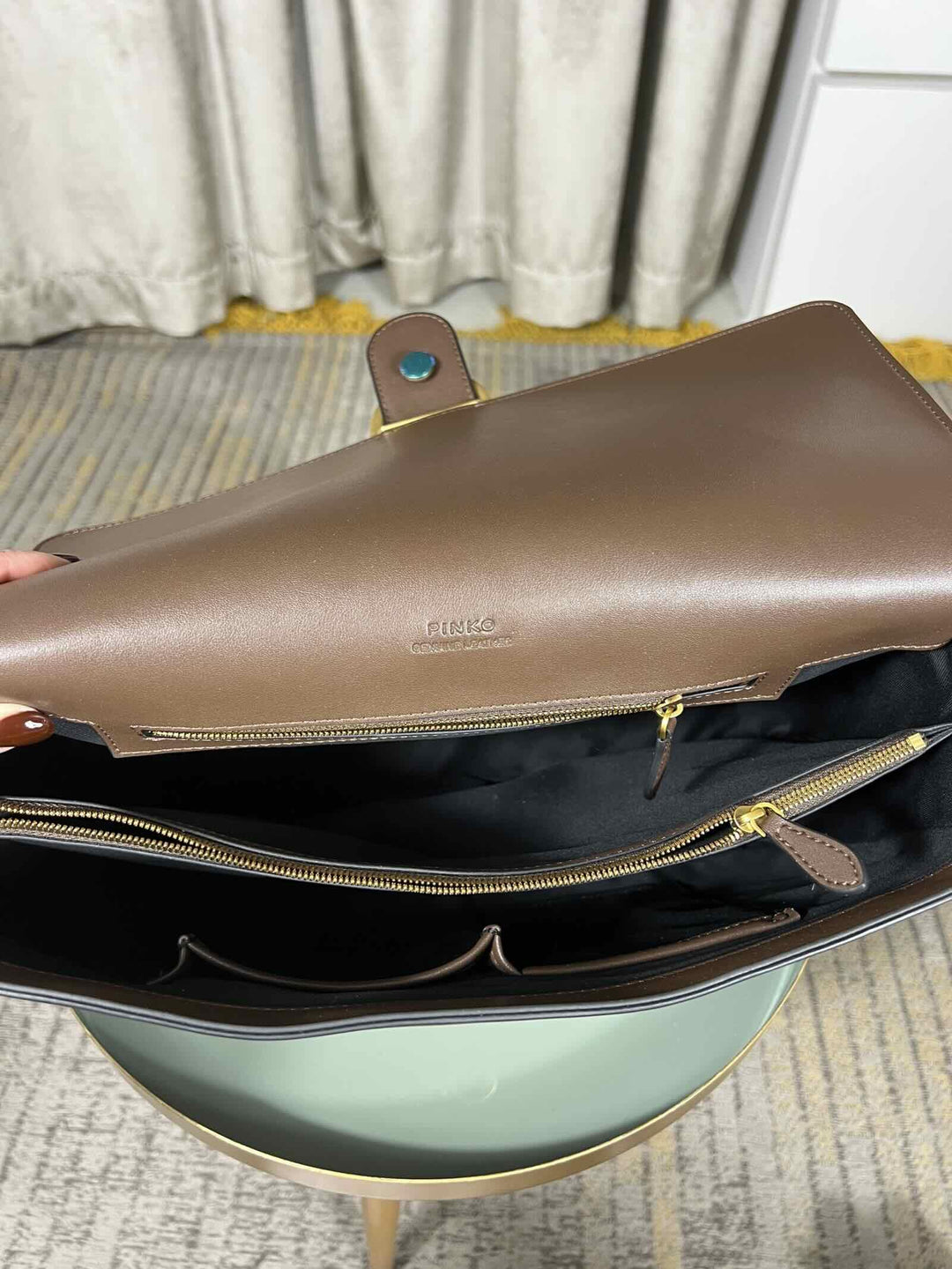 LOVE ONE EXTRA SLOUCHY MARRONE CASTANO LOVE ONE EXTRA SLOUCHYL74Q PINKO