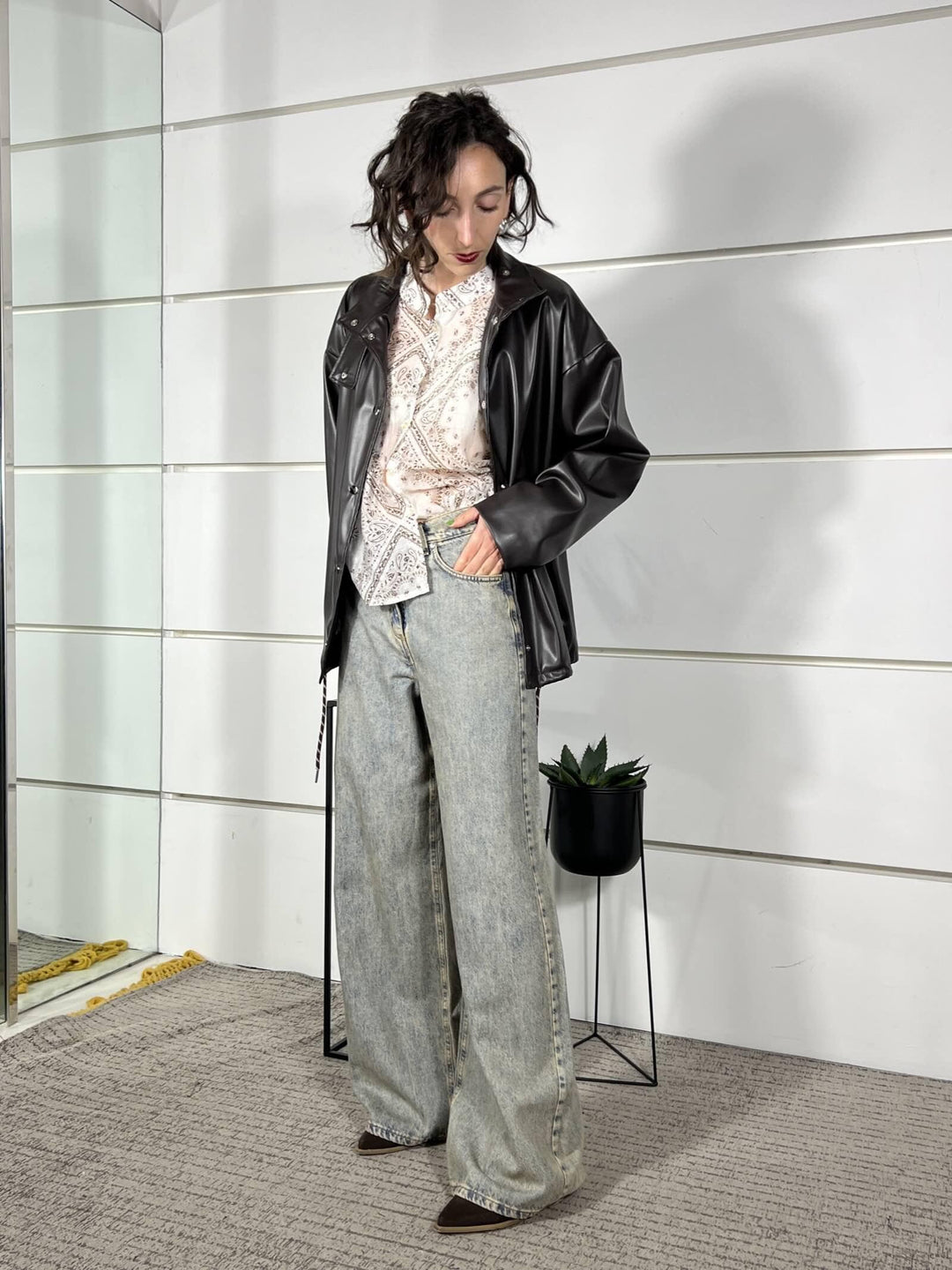 jeans wide leg lavaggio al the JMIKYLV051JEANS SUSY MIX